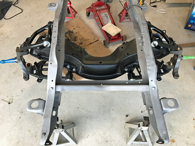 Drop-spindles attached to control arms