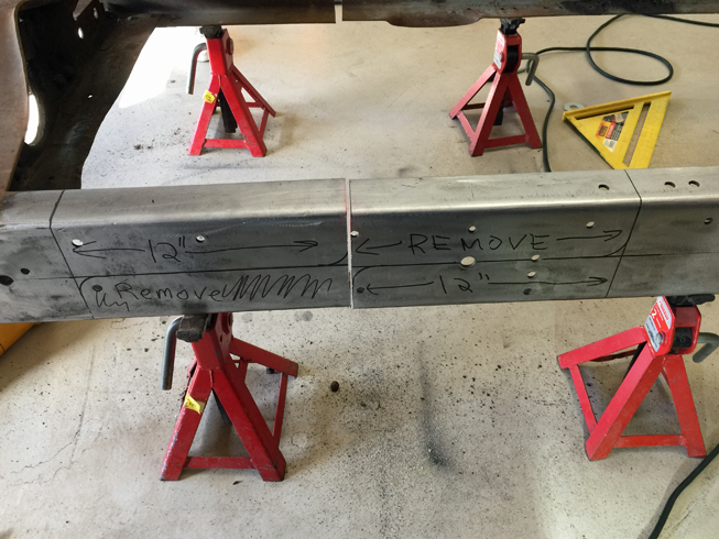 Frame sectioned