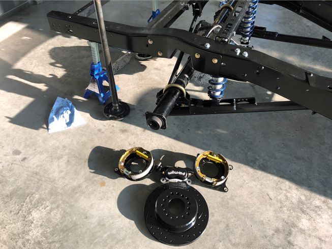 Rotors with parking brake